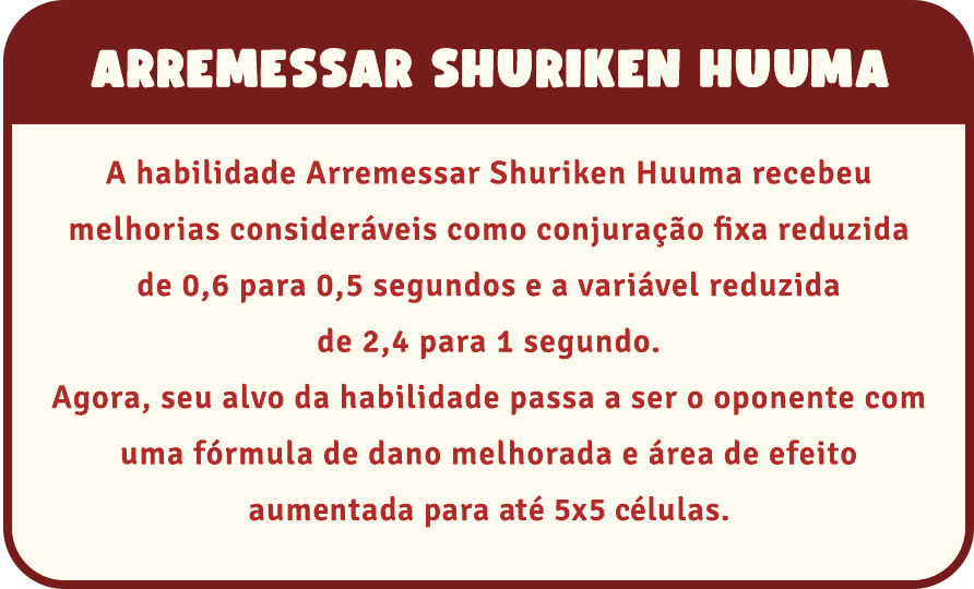 Arremessar Shuriken Huuma -